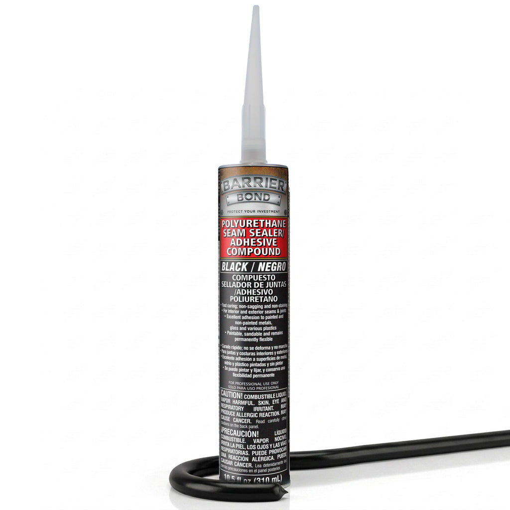 Seam Sealant/Adhesive, 10.5oz Cartridge, Black Polyurethane Seam Sealer, Automotive RV Sealant