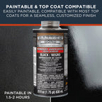 Rubberized Undercoating Sound Deadener Kit, 28oz 4-Pack, Black Spray, Vehicle Undercoating, with Spray Gun