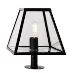 Contemporary pier light in galvanised steel 0.38m (BRP2)