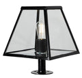 Contemporary pier light in galvanised steel 0.38m (BRP2)
