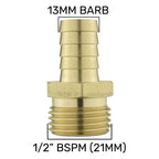 Wall Flange Kit 20mm MDPE - Lever Valve 1/2" Barb