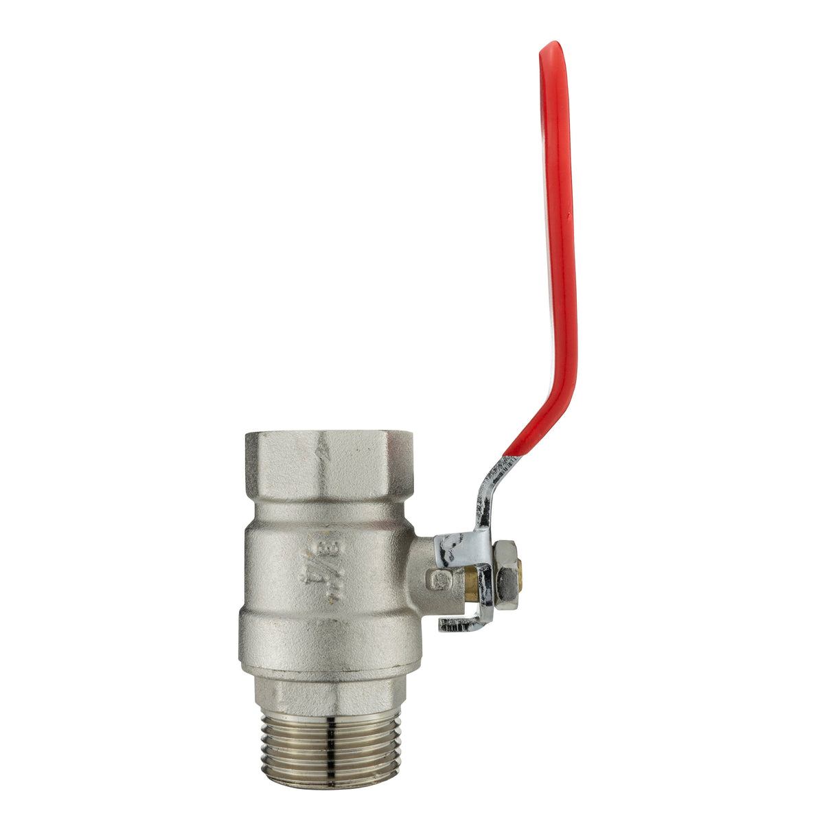 IBC 2” S60X6 – 3/4" BSPF Extender Adaptor with ¾” BSPM-F Lever Valve