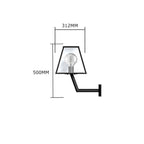 Contemporary wall light display model 0.5m (BRW2)