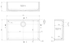 Inspire Single Bowl Butler Sink With Offset Waste