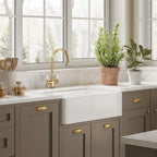 Inspire Single Bowl Butler Sink With Offset Waste
