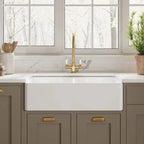 Inspire 795mm Double Bowl Butler Sink With Offset Waste And Full Weir
