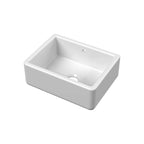 Inspire Single Bowl Traditional Thick Walled Butler Sink - White