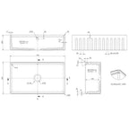 Inspire Butler Sink With Ledge - White