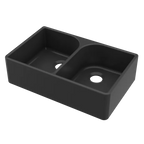 Inspire 795mm Double Bowl Butler Sink With Offset Waste And Full Weir