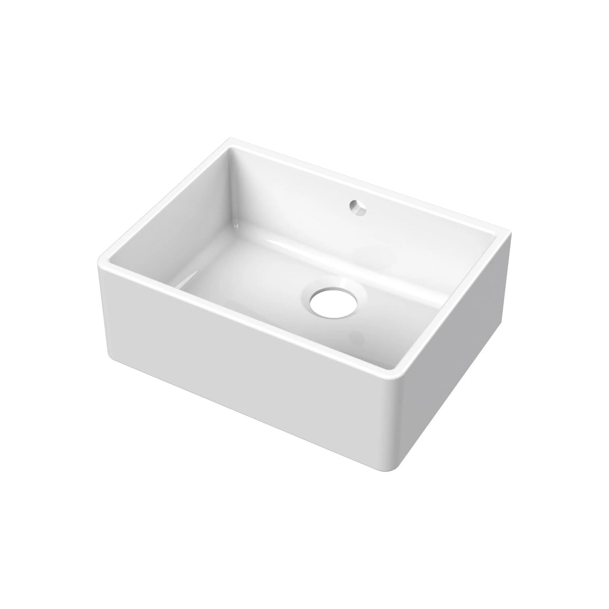 Inspire Single Bowl Butler Sink - White
