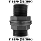 Water Butt Kit 1” BSPM with Quick Adaptor and Hose Connector (Lime)