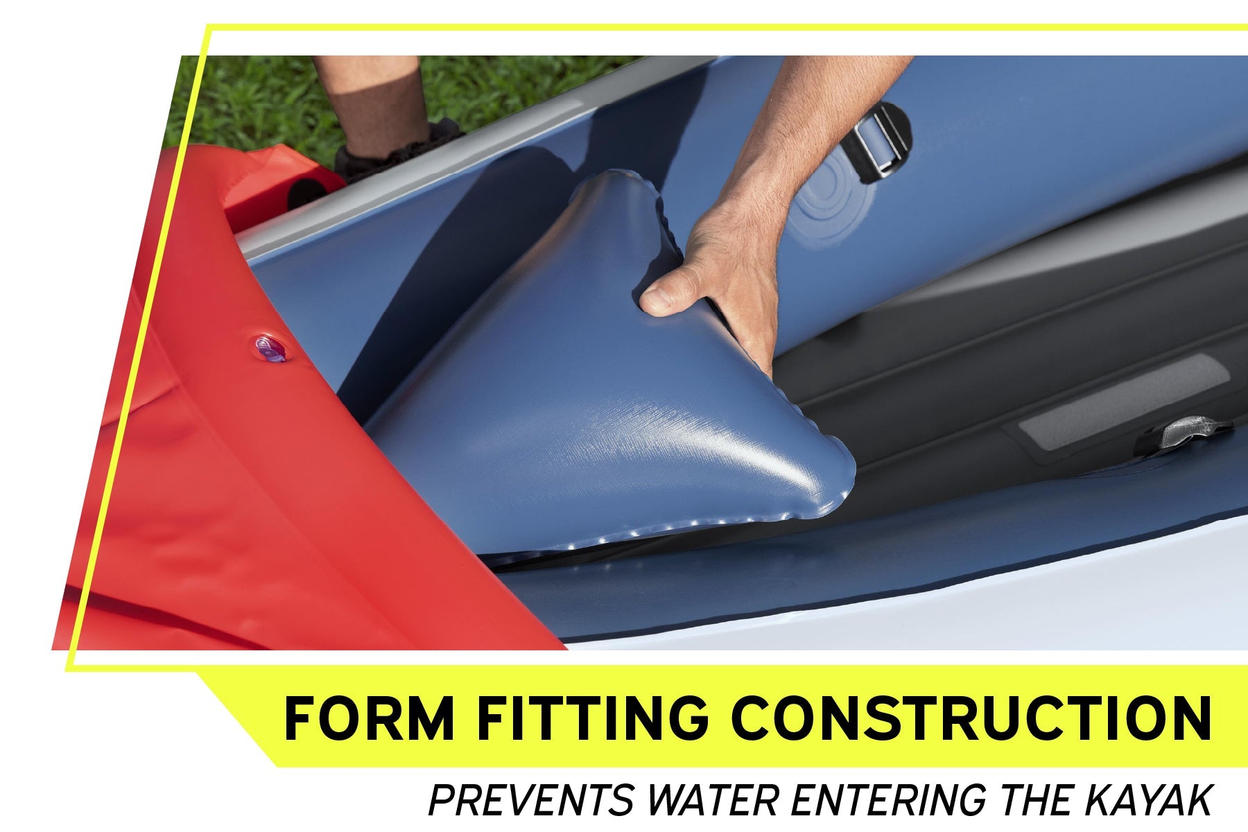 Hydro-Force 3 Person Inflatable Kayak Set - Rapid X3