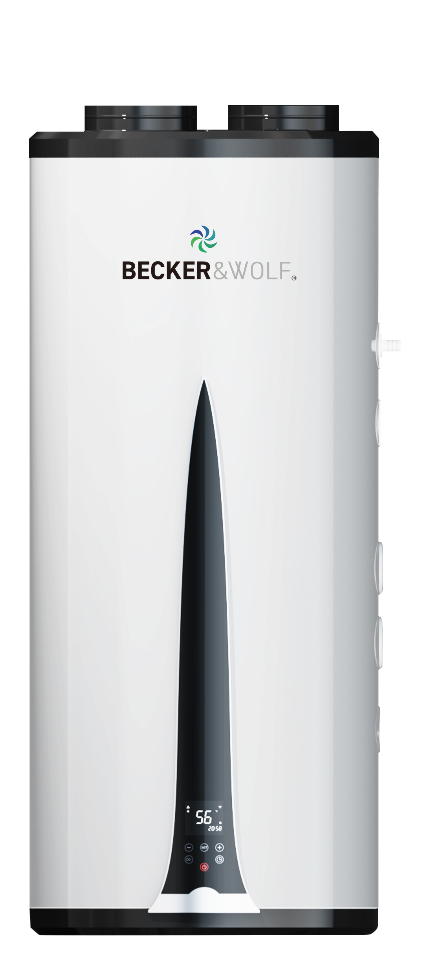 Becker & Wolf Wall mounted 80L Hot Water Heat pump Cylinder