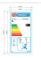 Becker & Wolf Wall mounted 80L Hot Water Heat pump Cylinder