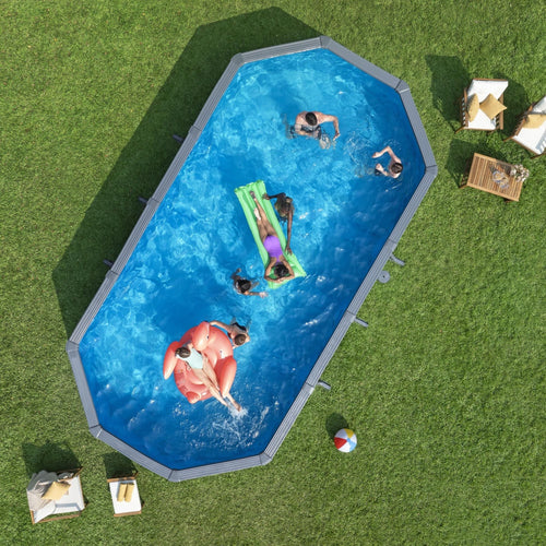 24ft x 52in Oval Hydrium Steel Above Ground Pool Set