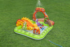 Volcano Springs Inflatable Paddling Pool with Play Centre