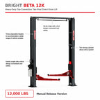 Bright Beta 12K Two-Post 12,000 lb. Capacity Overhead Lift