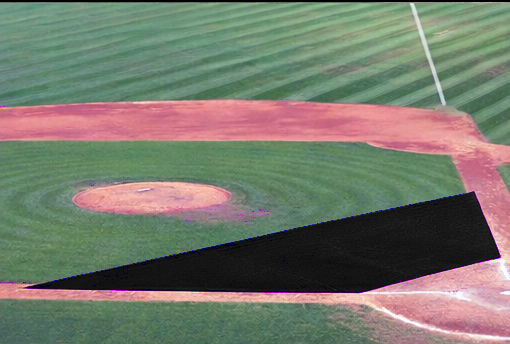Infield Protector Vinyl Coated Mesh – Breathable Baseball & Softball Turf Protection