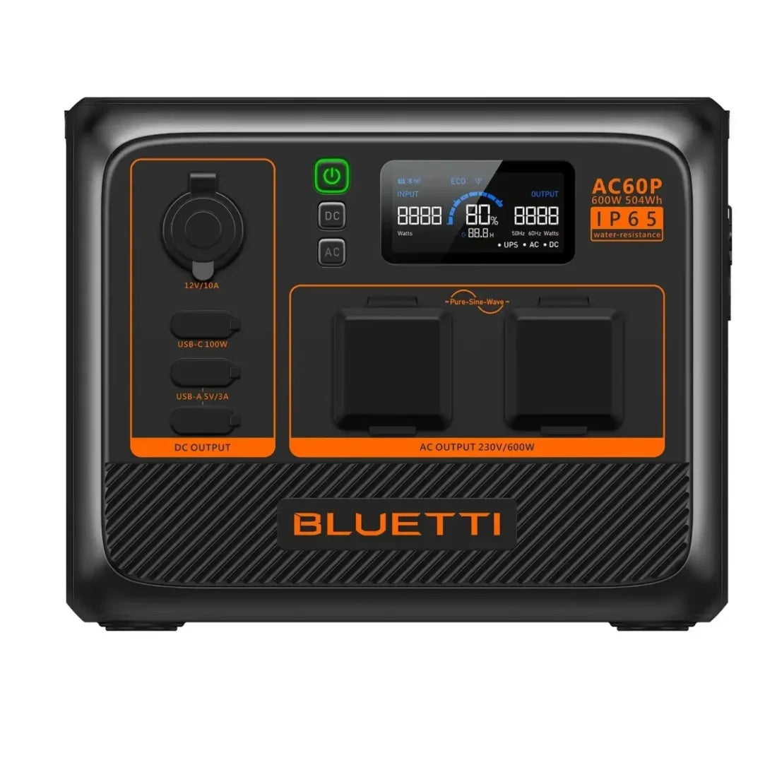 BLUETTI AC60P | 600W | 504Wh Portable Power Station