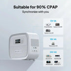 Bluetti X60 614Wh CPAP Power Bank For Camping/Travel/Emergency