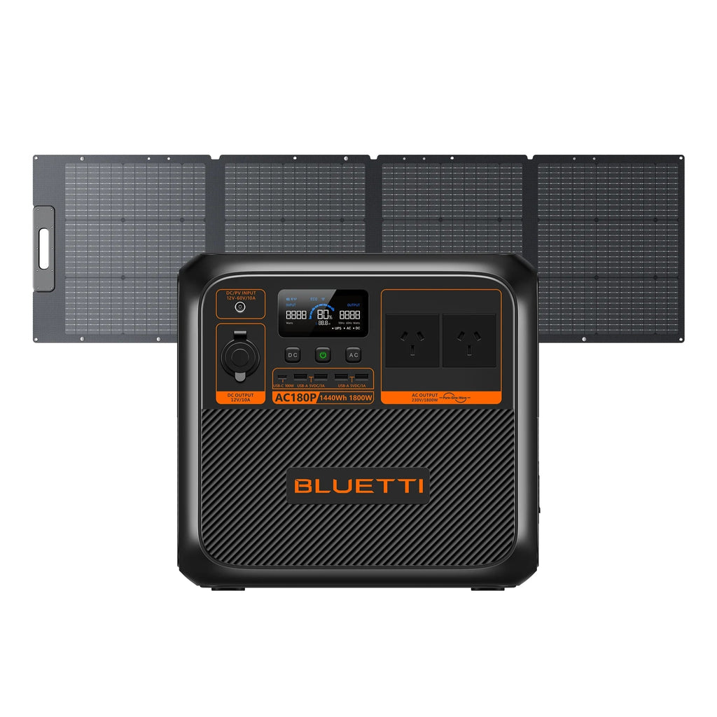Bluetti AC180P 1800W Power Portable Station - 1,440Wh
