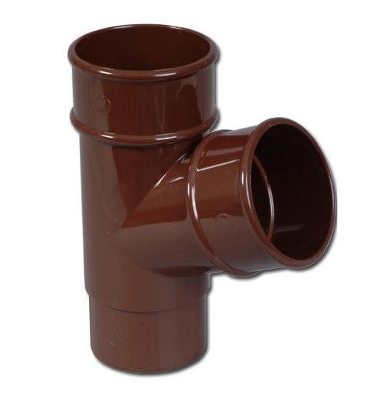 Gutter and Downpipe - Brown Round from Marshall-Tufflex - Virtual Plastics Ltd.