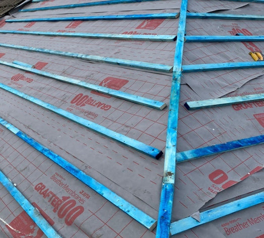 Breather Membrane Roof Underlay with Pre Fitted Overlap Tape 1m x 20m