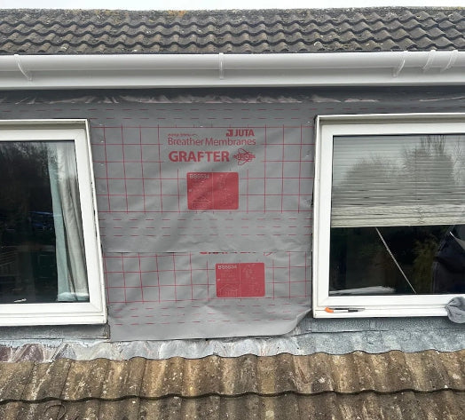 Breather Membrane Roof Underlay with Pre Fitted Overlap Tape 1m x 20m