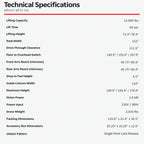 Bright Beta 15K Two-Post 15,000 lb. Capacity Overhead Lift