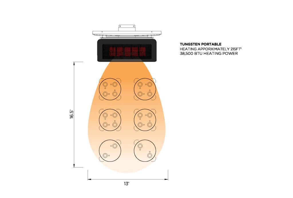 Bromic Heating Tungsten Smart-Heat™ Portable Patio Heater