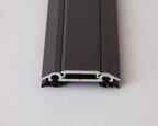 Brown Aluminum Bar Cap with Rubber Gaskets