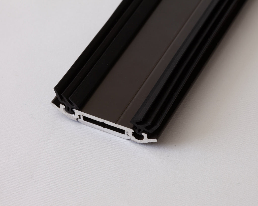 Brown Aluminum Bar Cap with Rubber Gaskets