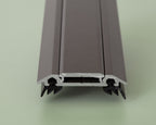 Brown Aluminum Bar Cap with Rubber Gaskets