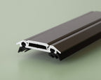 Brown Aluminum Bar Cap with Rubber Gaskets