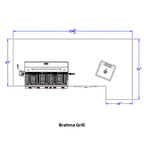 Bull 8.5 Ft BBQ Grill Island