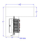 Bull Patio Q L-Shaped BBQ Grill Island