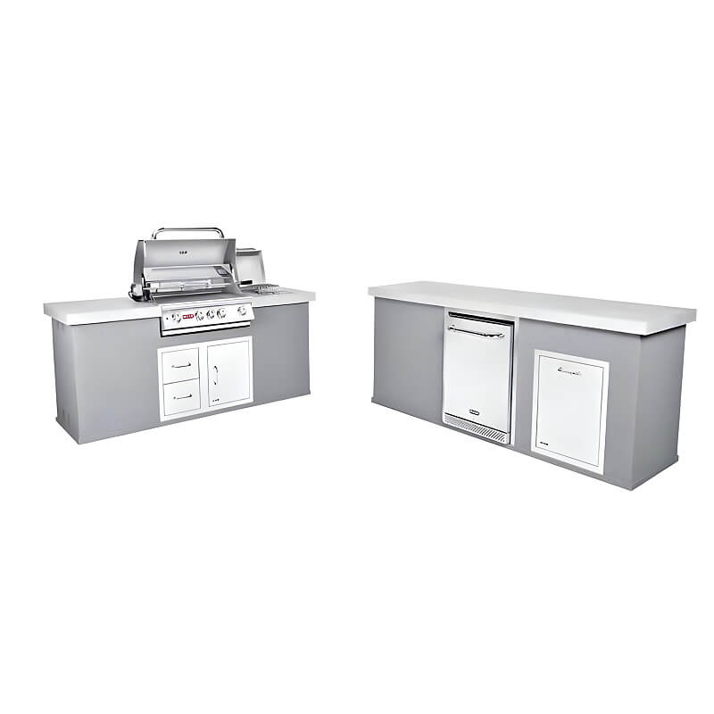Bull Versa Q BBQ Grill Island