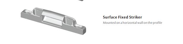 C10000SSK Surface Striker Keeper for single hung, double hung and horizontal slider windows locks