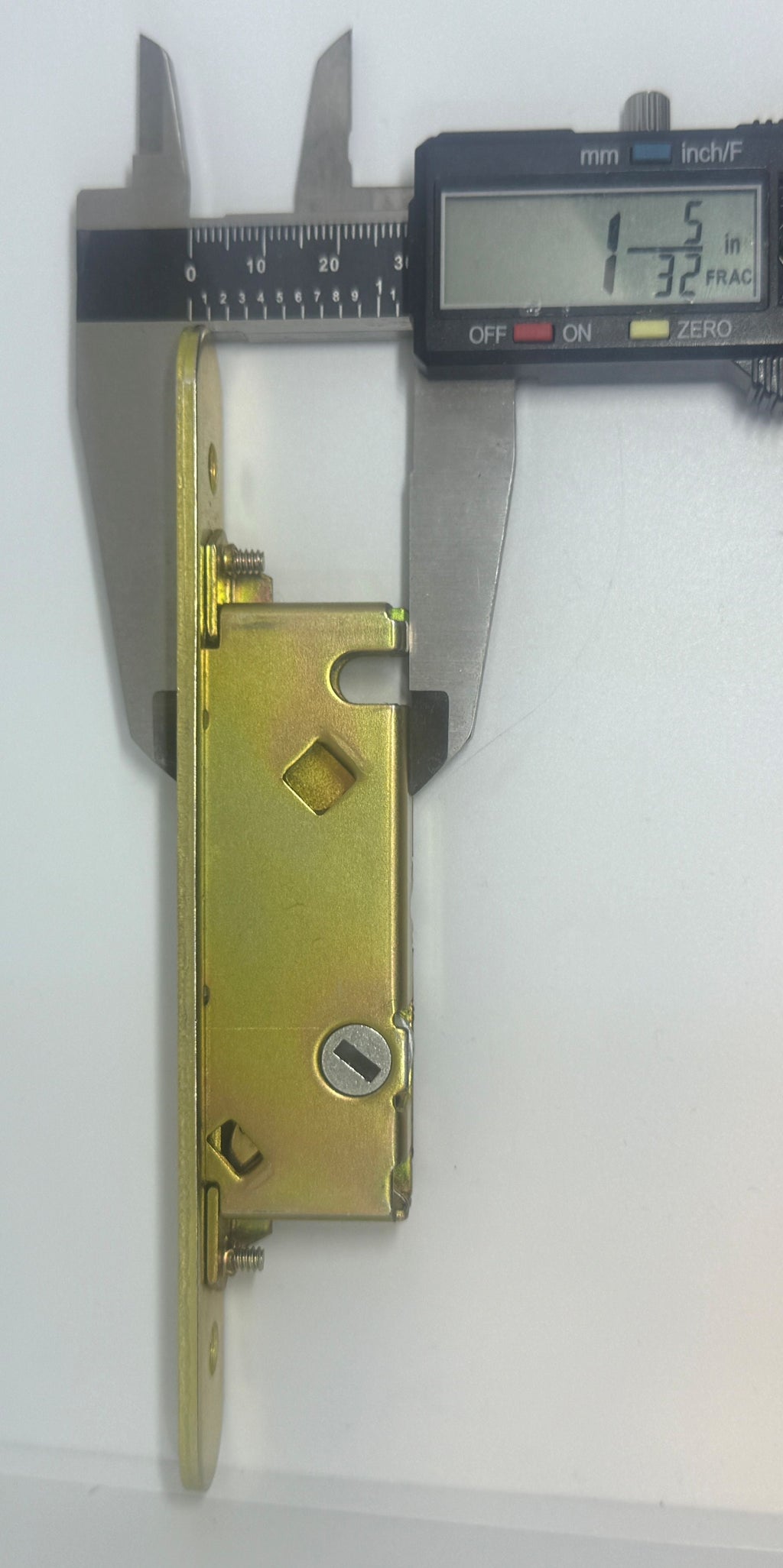 C1033 -Sliding Patio Door Single Action Mortise Lock with Face Plate