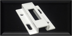 C1058 - Amesbury Truth Patio Door Single Point Keeper Box Strike 1/2 Inch For Single Mortise 2533