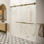CRL Deluxe 180 Degree Cambridge Series Two Door Bypass Sliding Shower Door System