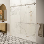 CRL Deluxe 180 Degree Cambridge Series Two Door Bypass Sliding Shower Door System