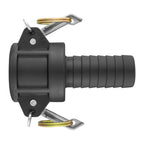 IBC 2” S60X6 Valve with IBC S60X6 - 1” Camlock Fitting and 1” Type C Camlock