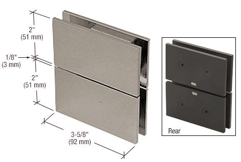 CRL Cardiff Series Glass-to-Glass Mount Hinge