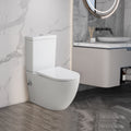 Zenith Close Coupled Toilet with Soft Close Seat, Cistern & Built-in Bidet - White