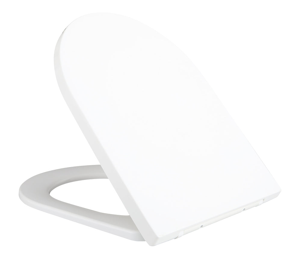 Premium Urea-Formaldehyde (UF) Soft Close Toilet Seat - High-Gloss, Scratch-Resistant Finish with Quick-Release Top-Fix Hinges
