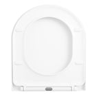 Zenith D Shape UF Soft Close Toilet Seat - White