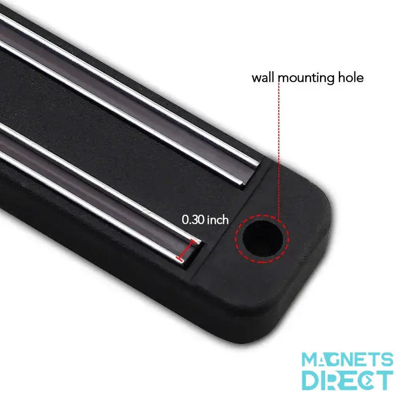 Magnetic Kitchen Knife Holder - Black