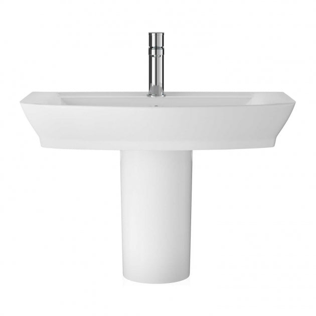 Daniel Basin with Pedestal - 1 TH - White