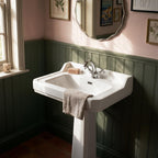 Classique Basin with Full Pedestal - White
